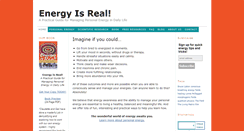 Desktop Screenshot of energyisreal.com